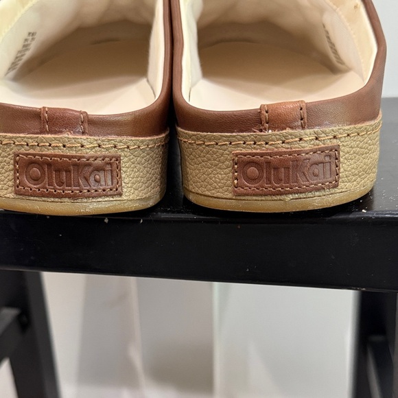 OluKai Brown Slip-On Loafers main image 7